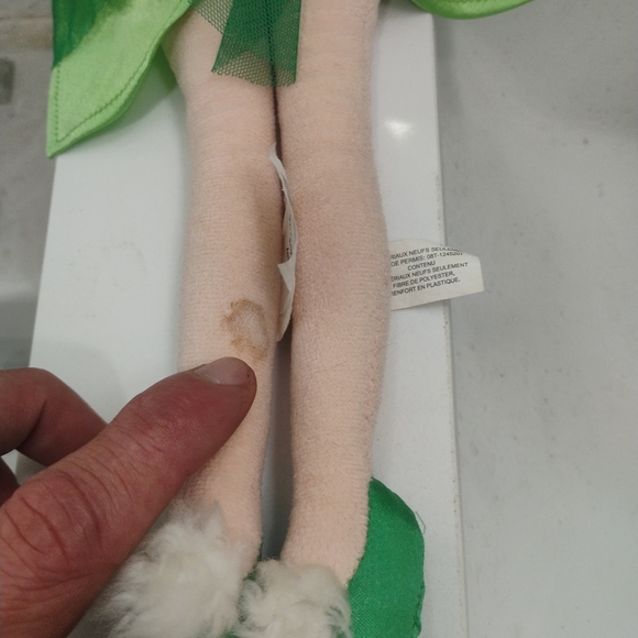 Disney Store Exclusive Tinker Bell Fairy Peter Pan Plush Stuffed Doll Toy 21" - Picture 3 of 6